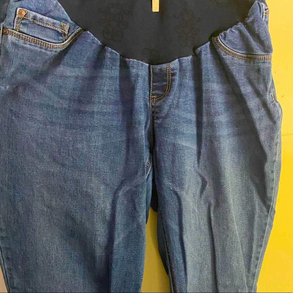 Plus size Maternity boot cut jeans